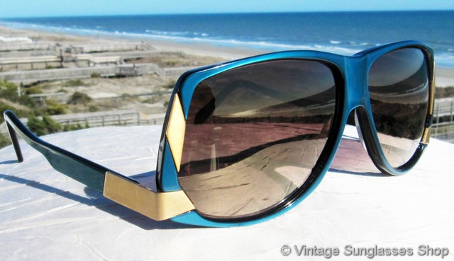 Alpina G83 Genesis Project Blue and Gold Sunglasses