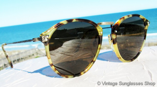 Giorgio Armani 318 028 Yellow Tortoise Shell Sunglasses