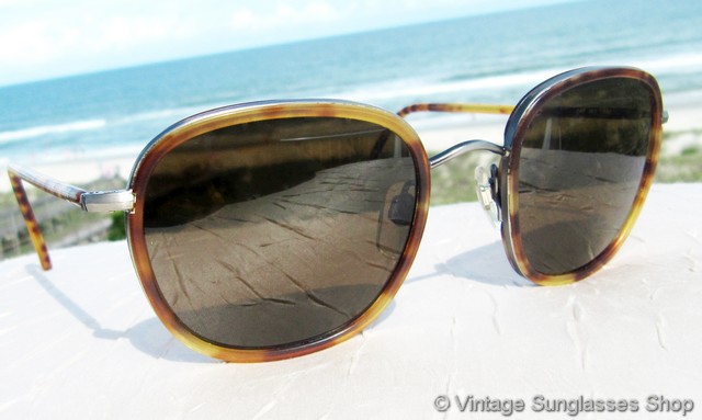 Giorgio Armani 649 943 Yellow Tortoise Shell Sunglasses