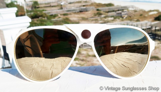 NOS Vintage Bolle  Acrylex  Glacier Sunglasses - France 80's - Large -  Genuine