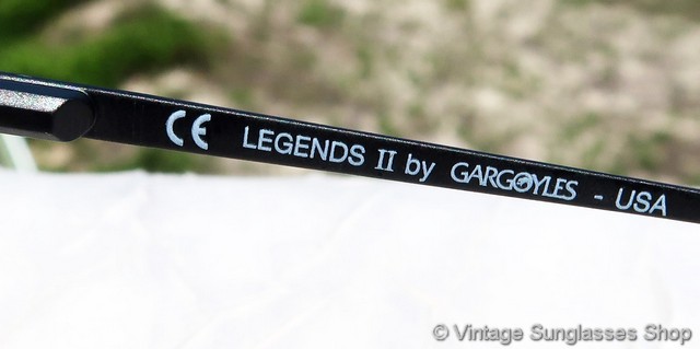 Gargoyles Legends II Gunmetal Blue Mirror Sunglasses