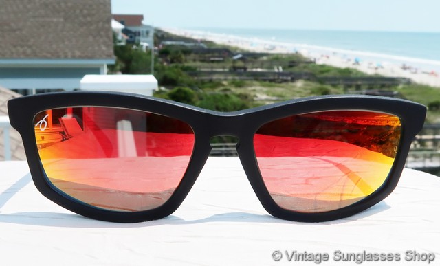 Black Loop Red Mirror Sunglasses Wayfarer Killer
