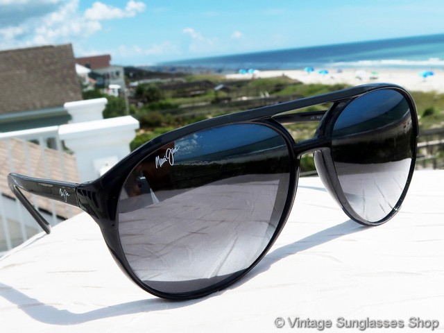 Maui Jim MJ-193 Aviator Double Gradient Mirror Sunglasses