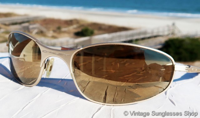 Oakley A-Wire Gold Iridium Sunglasses