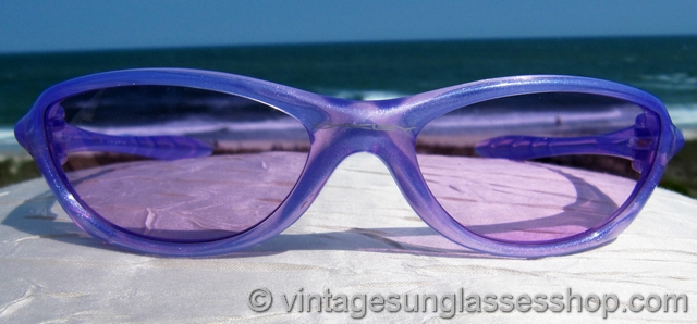 New Vintage Oakley Pocket Violet Purple Iridium Lenses 2003 Sunglasses at  1stDibs