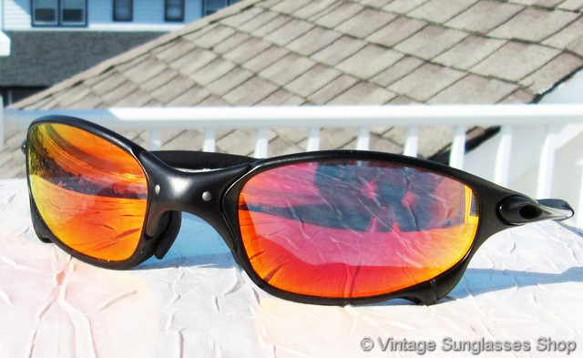Oakley Juliet Carbon Ruby Iridium Sunglasses