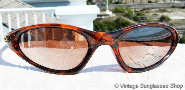 Oakley Minute Tortoise Shell Chrome Iridium Sunglasses