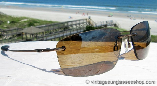 rimless oakley sunglasses