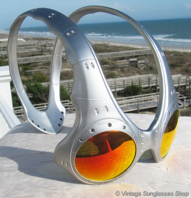 Over Top FMJ Silver Fire Iridium Sunglasses