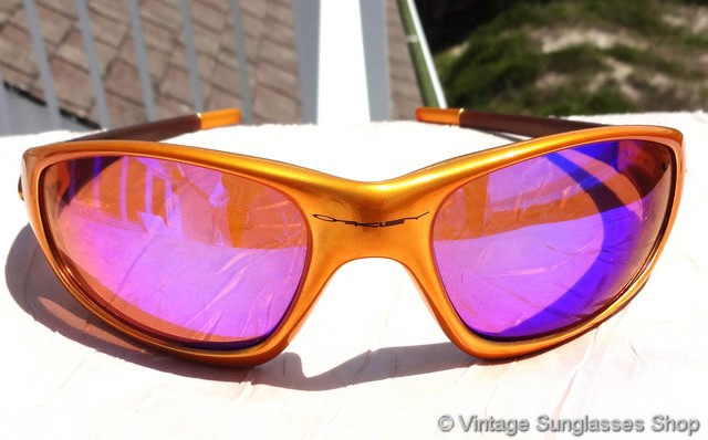 Oakley Straight Jacket Burnt Orange Violet IridiumSunglasses