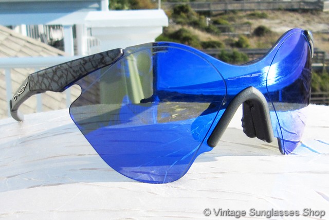 Oakley Sub Zero 4 Planet X Blue Iridium Mirror Sunglasses