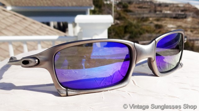 Oakley X-Squared Plasma X Metal Ice Iridium Polarized Sunglasses