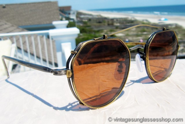 Oliver Peoples OP 43 Clip On Sunglasses