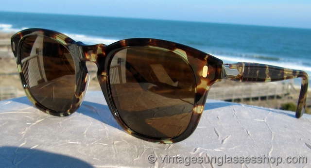 Persol Ratti 850 Yellow Tortoise Shell Sunglasses