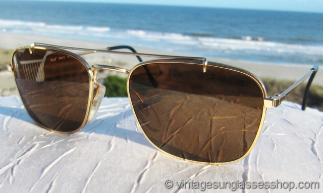 Persol EM 873 Gold Sunglasses