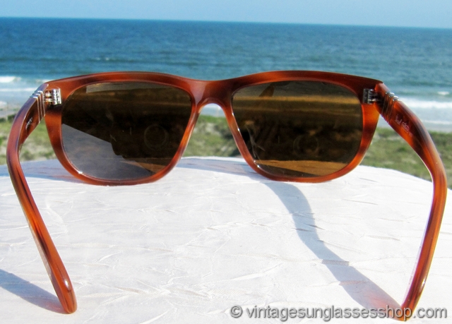 Persol 58244 Orange Tortoise Shell Sunglasses