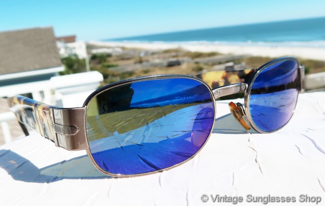 Persol Samoa Blue Mirror Sunglasses