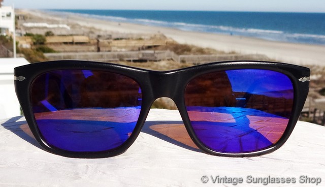 40401 Blue Persol Sunglasses Mirror Sport