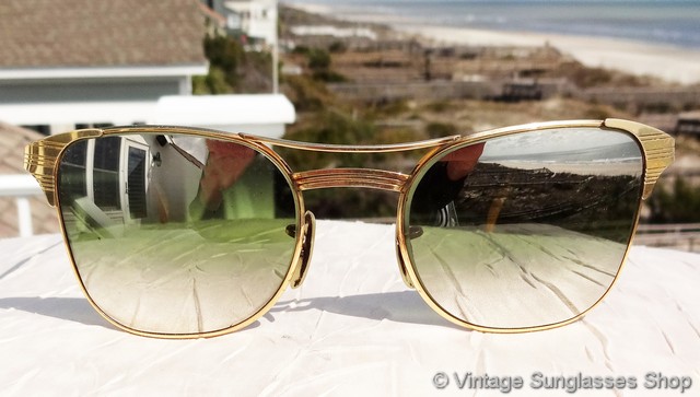 Ray-Ban 12k GF Double Gradient Mirror Signet Sunglasses