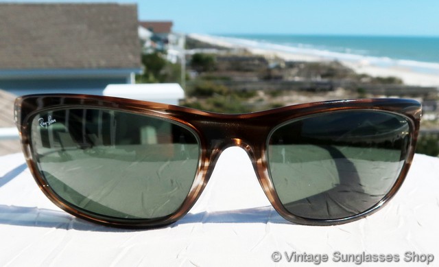 Ray-Ban Balorama Striated Brown Sunglasses