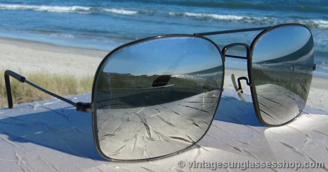 Ray-Ban Double Gradient Mirror Caravan Explorer Sunglasses