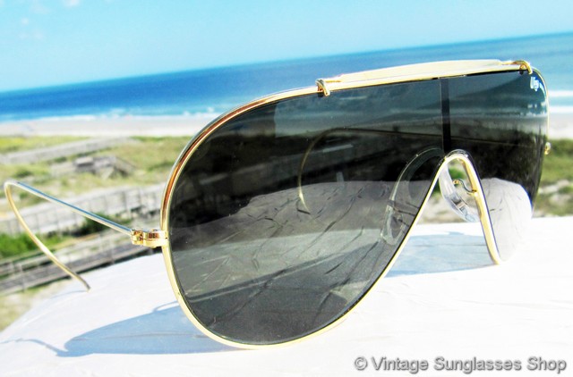 Ray-Ban Wings Gold Outdoorsman Sunglasses