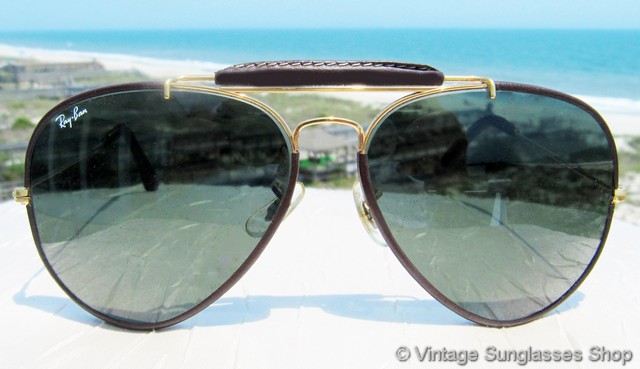 ray ban sunglasses leather frame