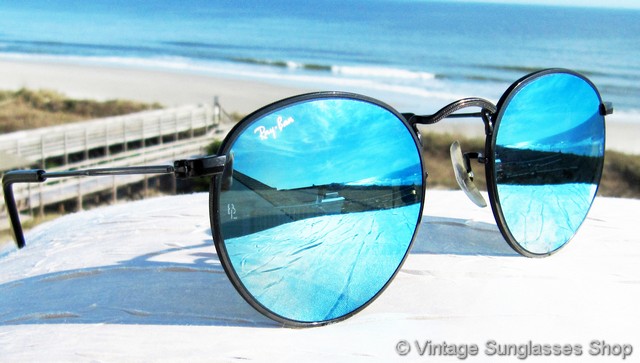 ray ban sunglasses blue mirror