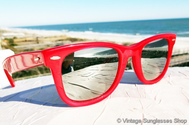 ray ban red wayfarer sunglasses