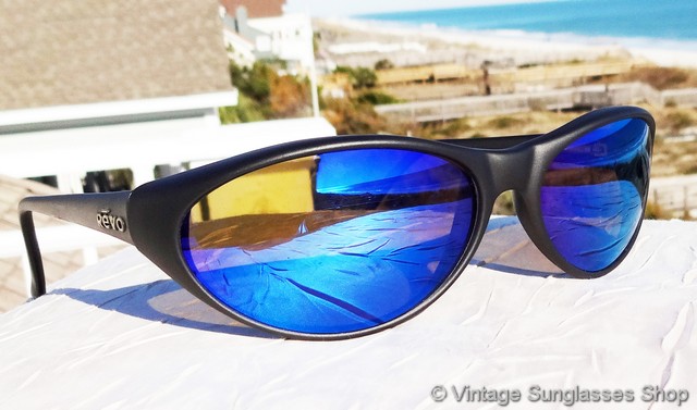 Revo 1004 001 Extreme Wrap Blue Mirror Sunglasses