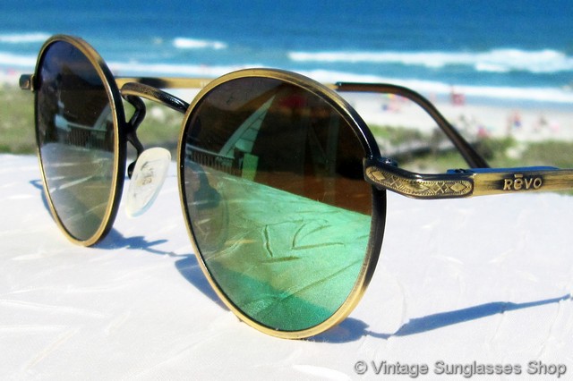 Revo 1105 010 Medallion Green Mirror Sunglasses
