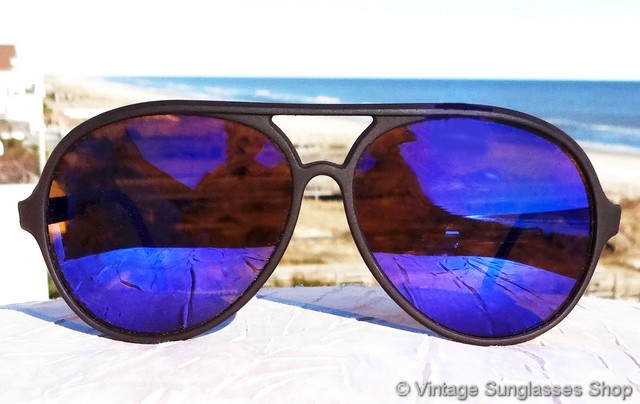 Revo 700 001 Grand Venture Aviator Blue Mirror Sunglasses