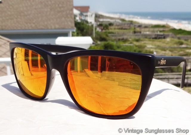 Revo 750 008 Sixties Orange Mirror Sunglasses