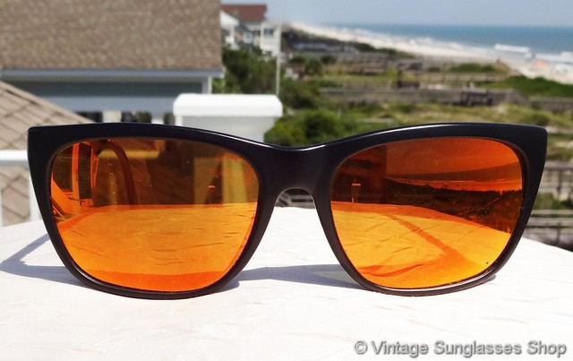 Revo 750 008 Sixties Orange Mirror Sunglasses