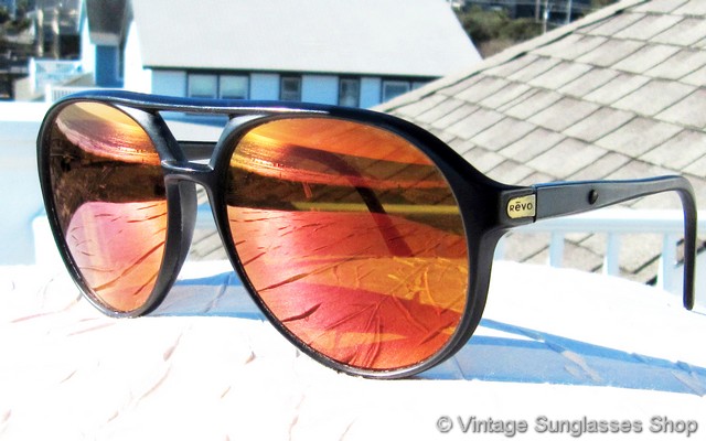 Revo 800 001 Grand Venture Orange Mirror Sunglasses