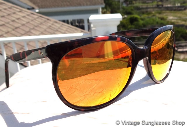 Revo 850 Red Tortoise Orange Mirror Sunglasses