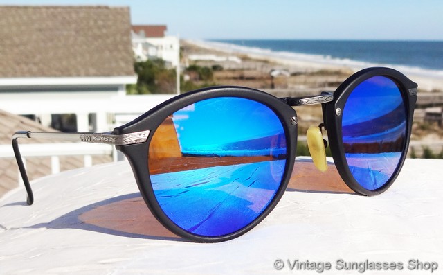 Revo 953 001 Circle Executive Blue Mirror Sunglasses