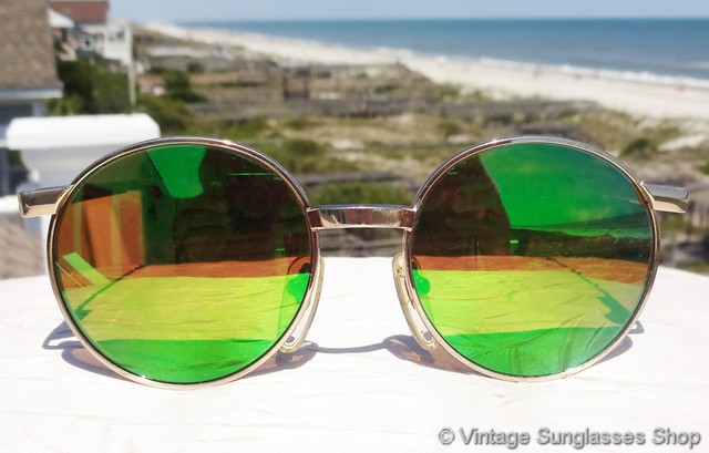 Revo 960 005 Full Moon Green Mirror Sunglasses
