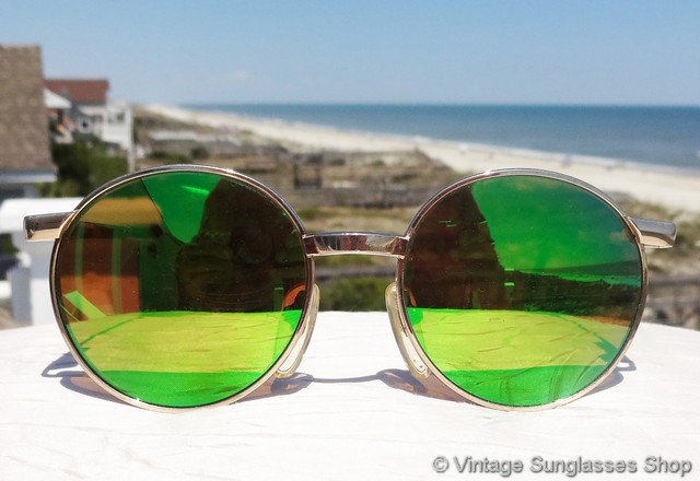 Revo 960 005 Full Moon Green Mirror Sunglasses