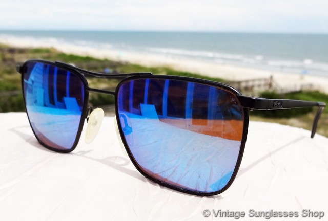Revo 964 001 Blue Mirror Aviator Sunglasses