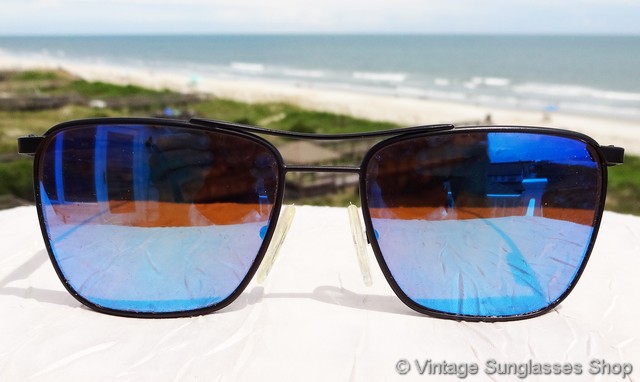Revo 964 001 Blue Mirror Aviator Sunglasses