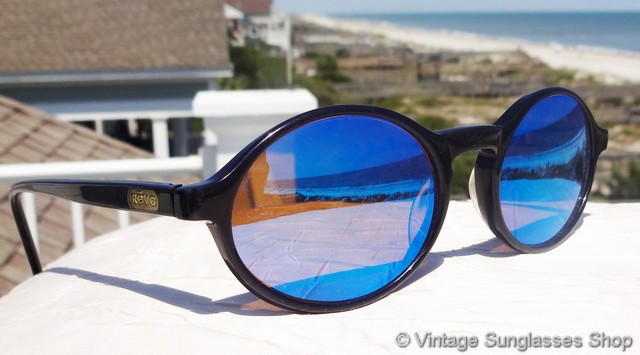 Revo 969 001 Zyl Oval Blue Mirror Sunglasses