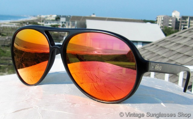 Revo Grand Venture Aviator Orange Mirror Sunglasses