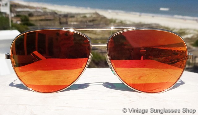 Shop Beep Vintage Colored Sunglasses Red