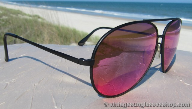 Revo Pilot Purple Mirror Sunglasses