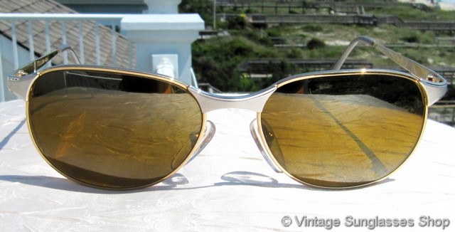 Vuarnet 041 Skilynx Gold and Silver Sunglasses